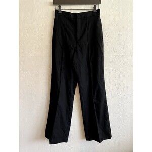 Black High Rise Flare Trousers Woman's‎ Size 26